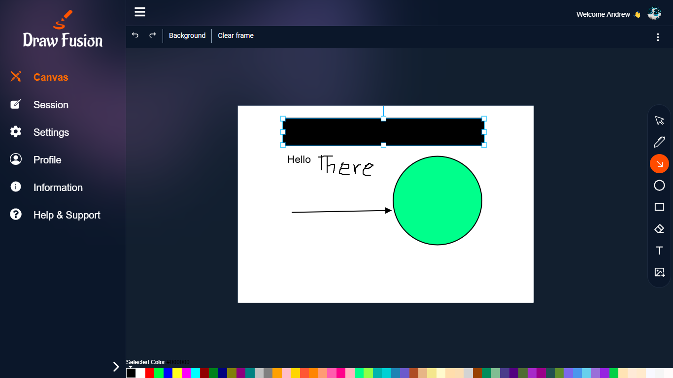 DrawFusion: Drawing App